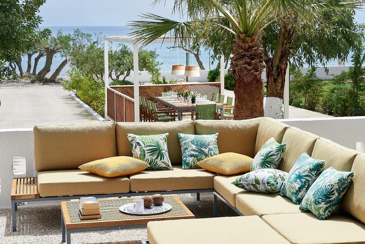 קוטסונארי Beachfront Villa On Crete - Kirvas, Member Of Pelagaios Villas מראה חיצוני תמונה