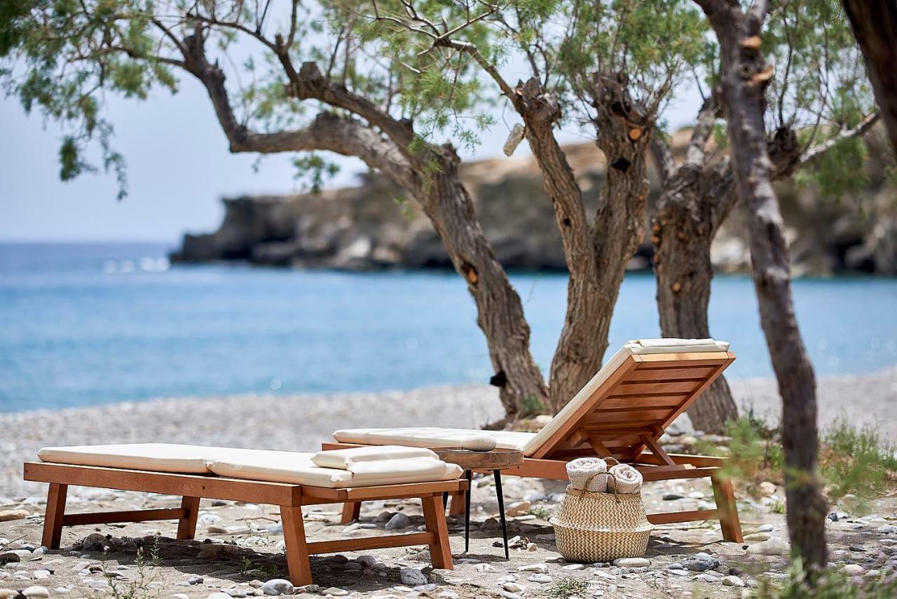קוטסונארי Beachfront Villa On Crete - Kirvas, Member Of Pelagaios Villas מראה חיצוני תמונה
